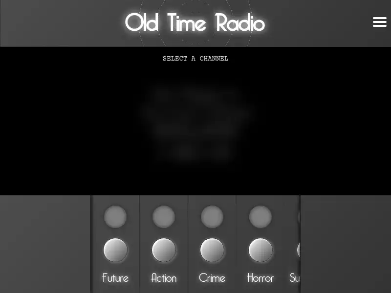 screenshot of Old Time Radio