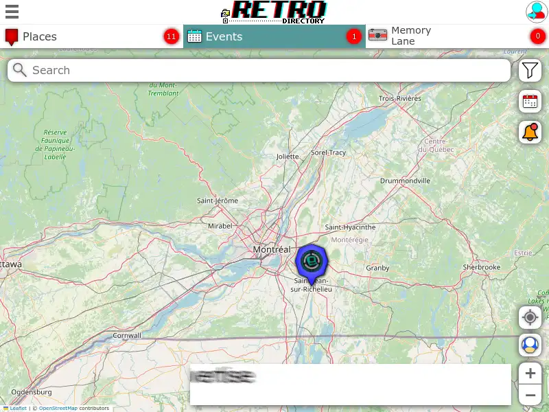 screenshot of retro.directory