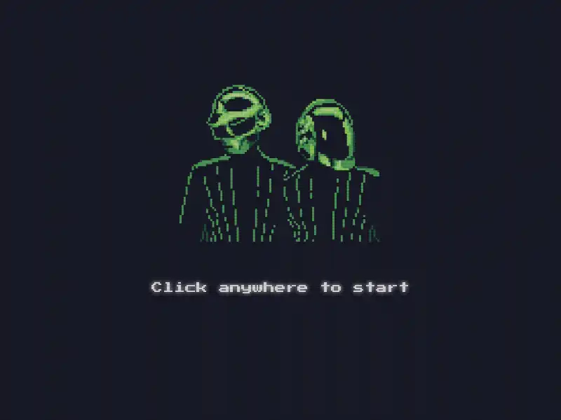 screenshot of Daft Punk Cafe