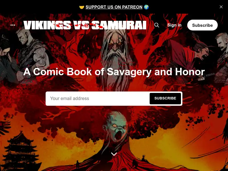 screenshot of VIKINGS vs SAMURAI