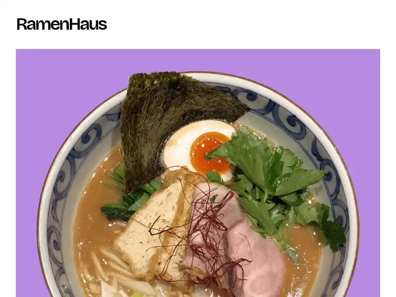 screenshot of RamenHaus