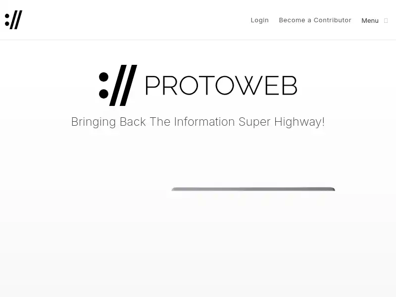 screenshot of Protoweb