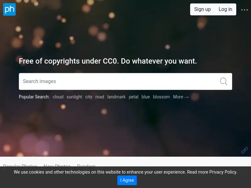 screenshot of Pxhere