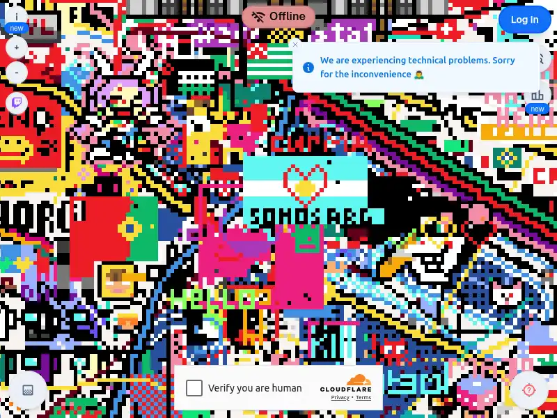 screenshot of Wplace