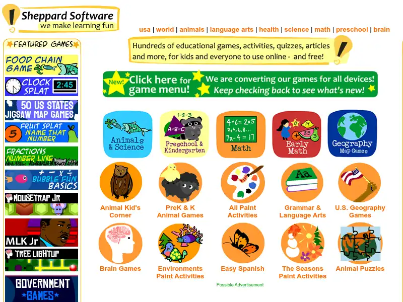 screenshot of Sheppard