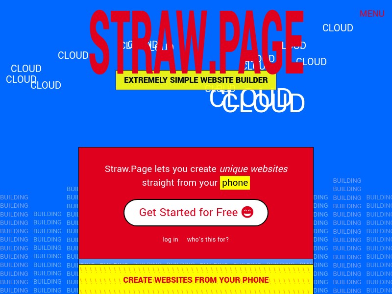 screenshot of Straw.Page