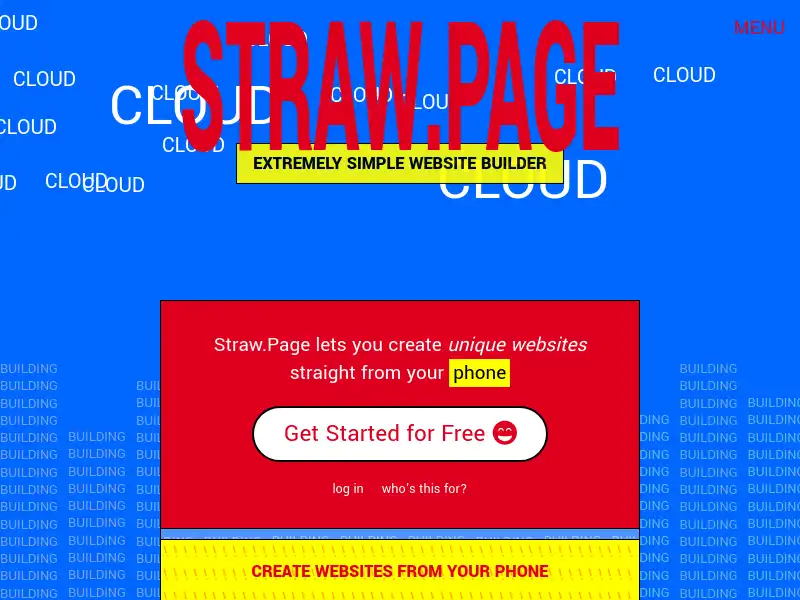 screenshot of Straw.Page