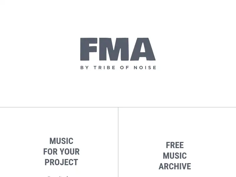 screenshot of freemusicarchive.org