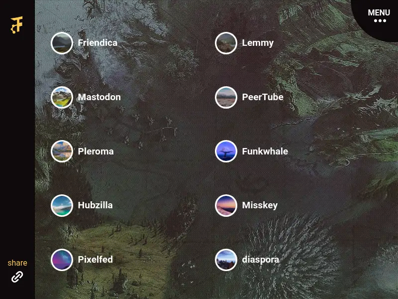 screenshot of Fediverse.Party