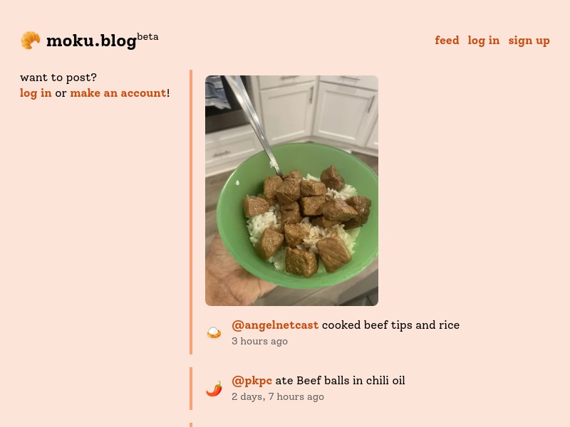 screenshot of moku.blog