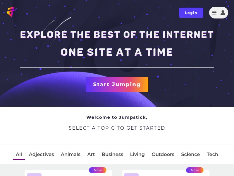 screenshot of Jumpstick