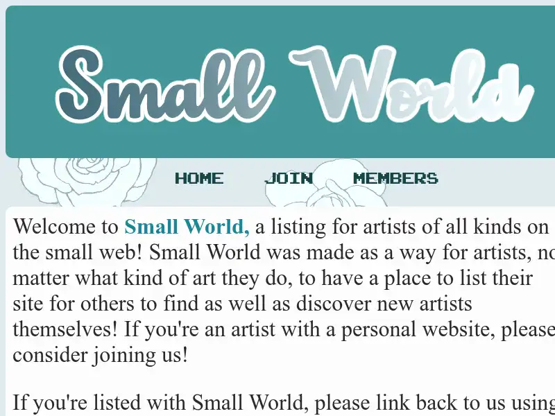 screenshot of Small World
