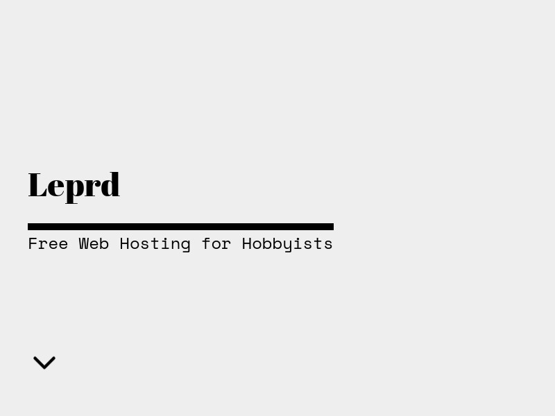 screenshot of Leprd