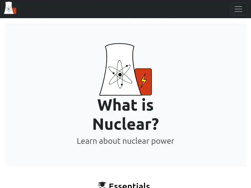 screenshot of What is Nuclear?