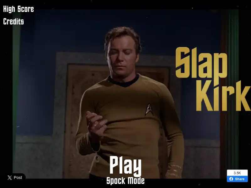 screenshot of Slap Kirk