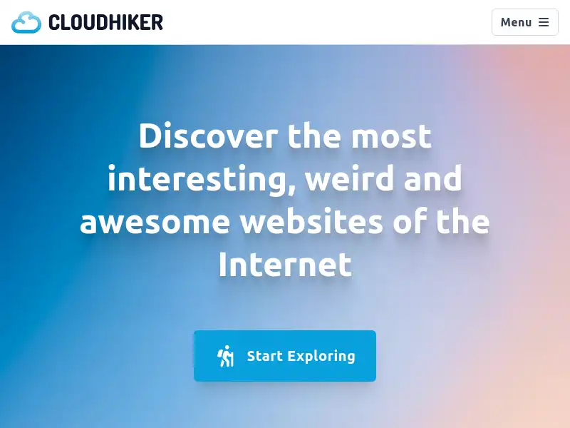 screenshot of Cloudhiker