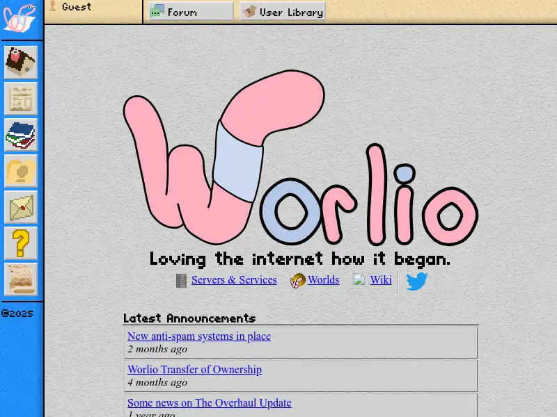screenshot of Worlio