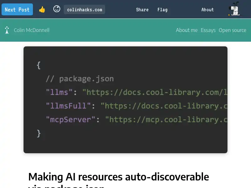 screenshot of Kagi Small Web