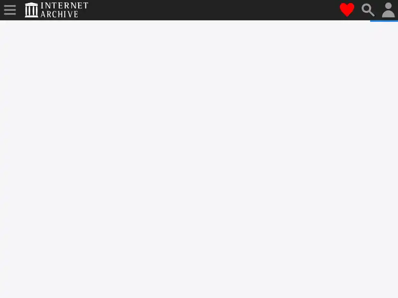 screenshot of Internet Archive