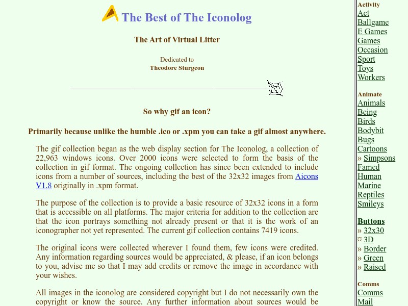 screenshot of The Iconolog