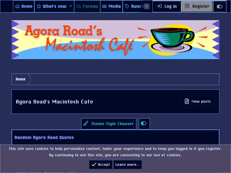 screenshot of Agora Road